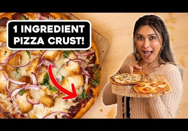 1 Ingredient Pizza Crust?! No Kneading I How to Make Low Carb, Keto Pizza with this HACK!